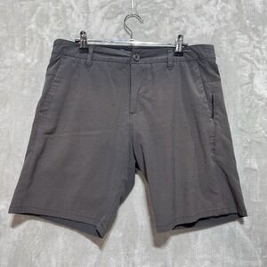 Vuori Chino Shorts Men 34W Gray Everyday Wear Casual Performance Comfort Outdoor